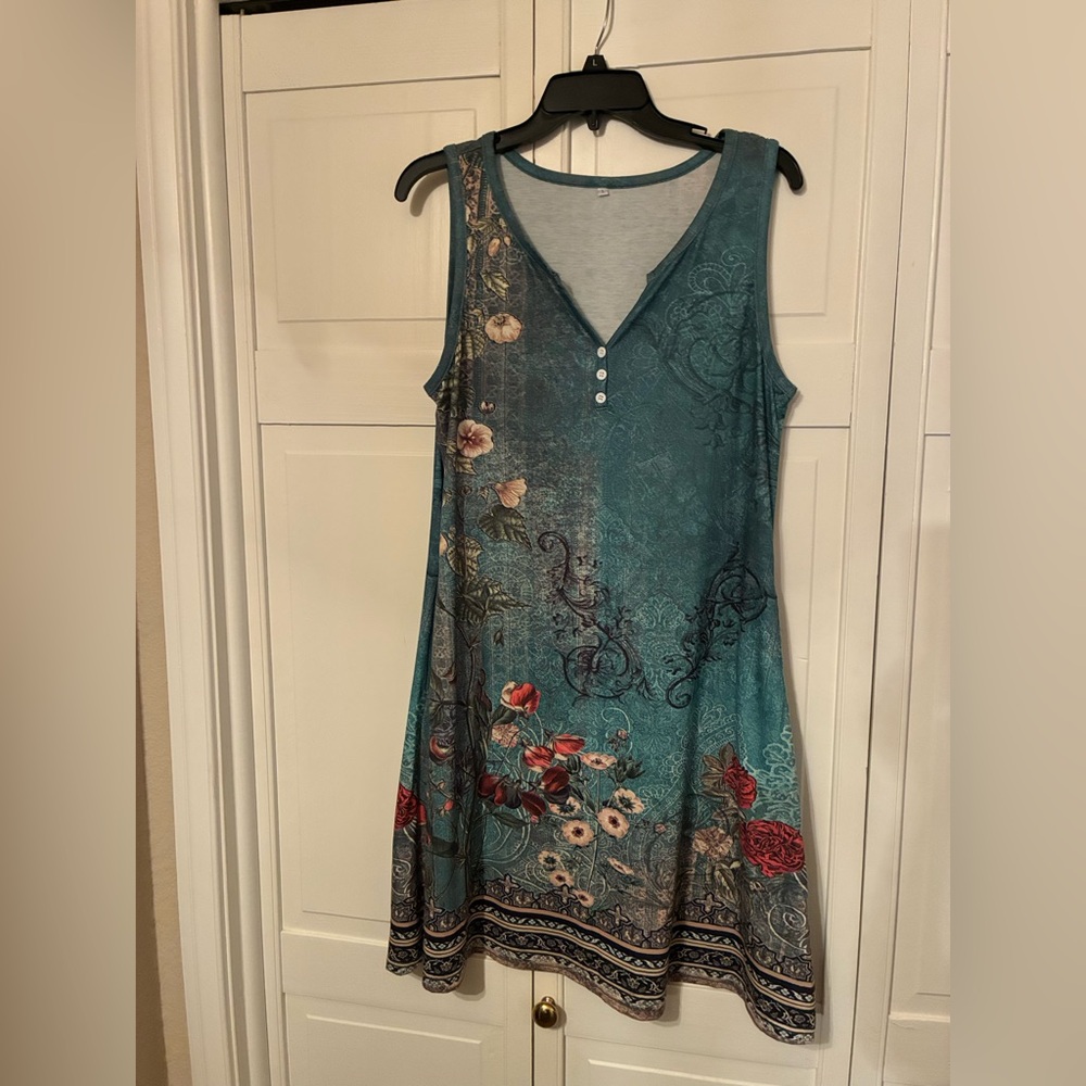 Floral Sleeveless Dress